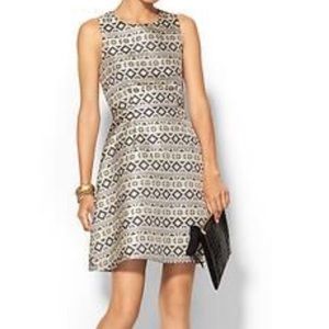 🆕 NWT Pim + Larkin Madeline silver A-line dress